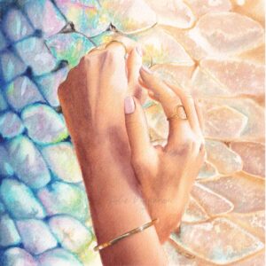 Danse Saline 2, Aquarelle originale